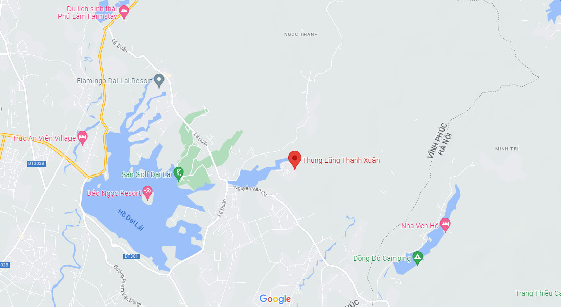 Vị trí dự án Thanh Xuân Valley (Google Maps)